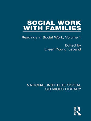cover image of Social Work with Families